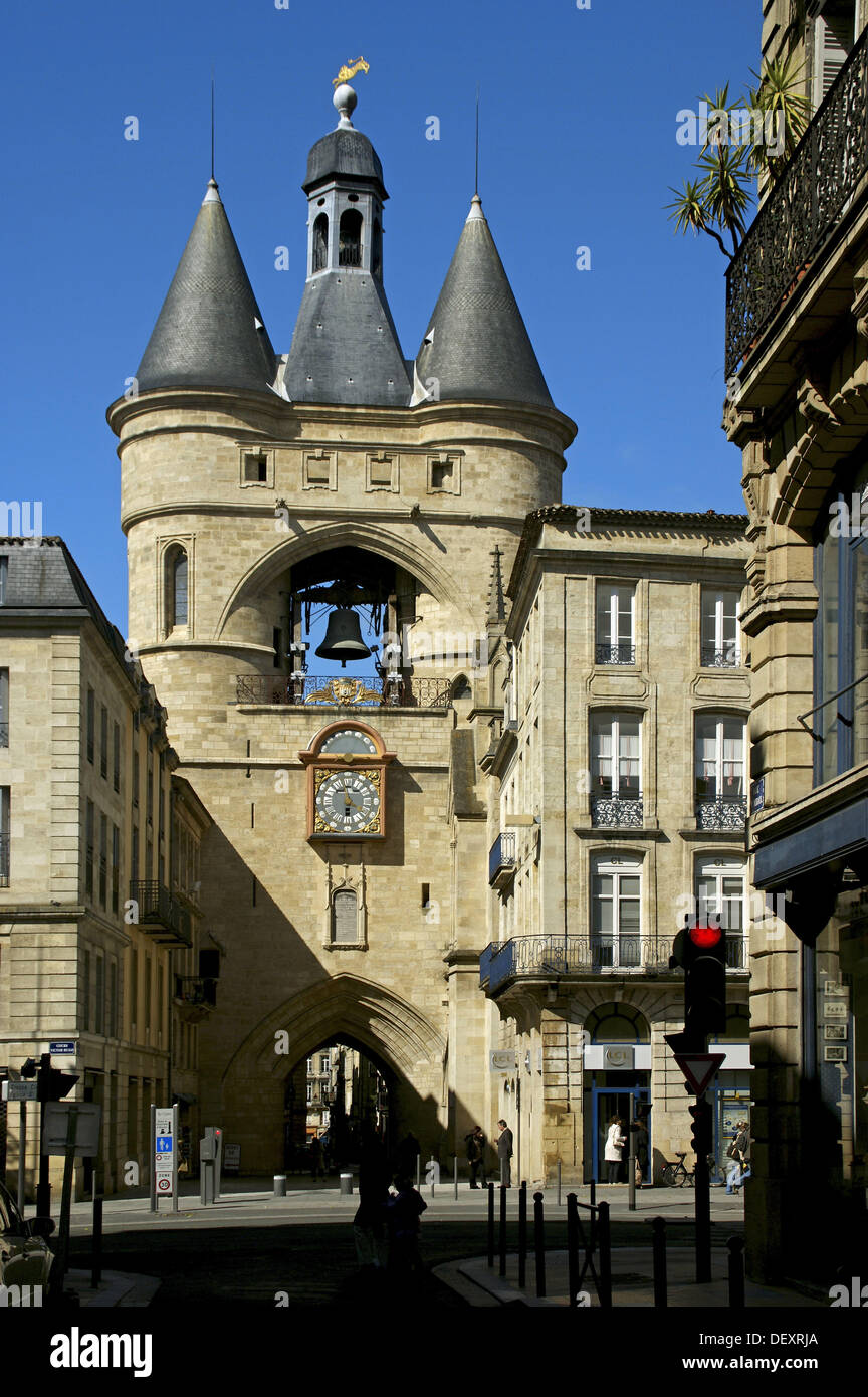 La Francia. Gironde. Bordeaux. 'Porte Saint Eloi' o 'Grande Cloche' Foto  stock - Alamy