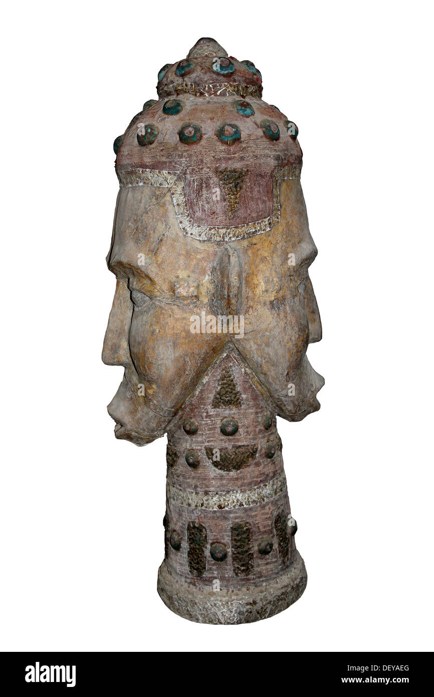 Janus scultura, Africa occidentale Foto Stock