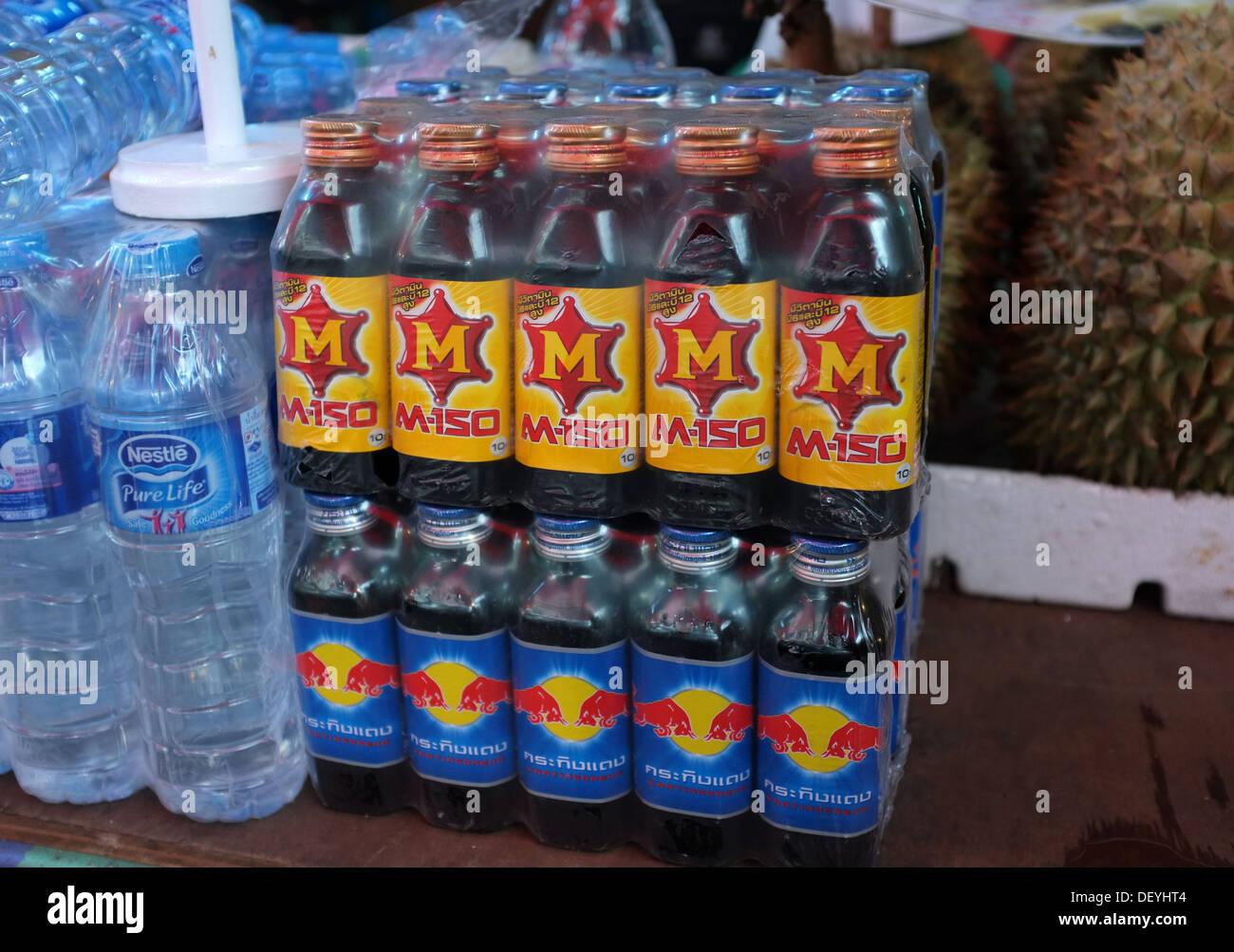 Tailandese bevande energetiche, Bangkok in Thailandia Foto Stock