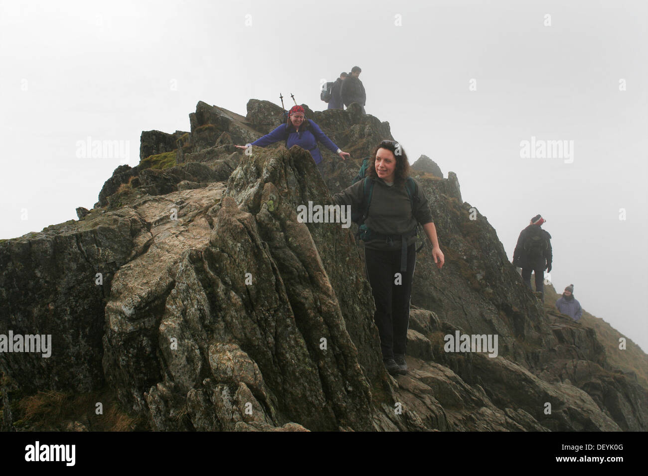 Helvellyn in Inghilterra del Lake District Foto Stock