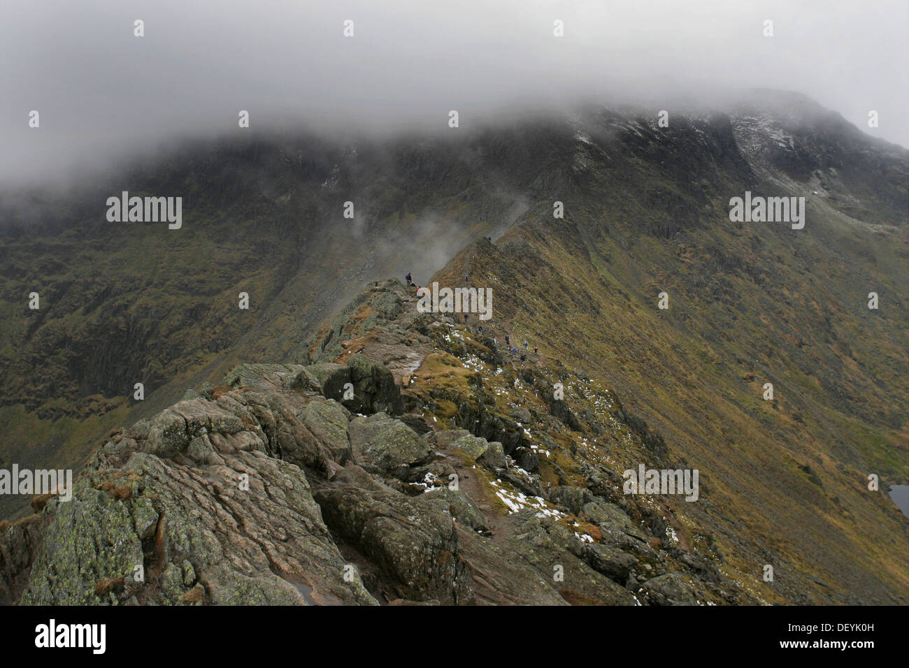 Helvellyn in Inghilterra del Lake District Foto Stock