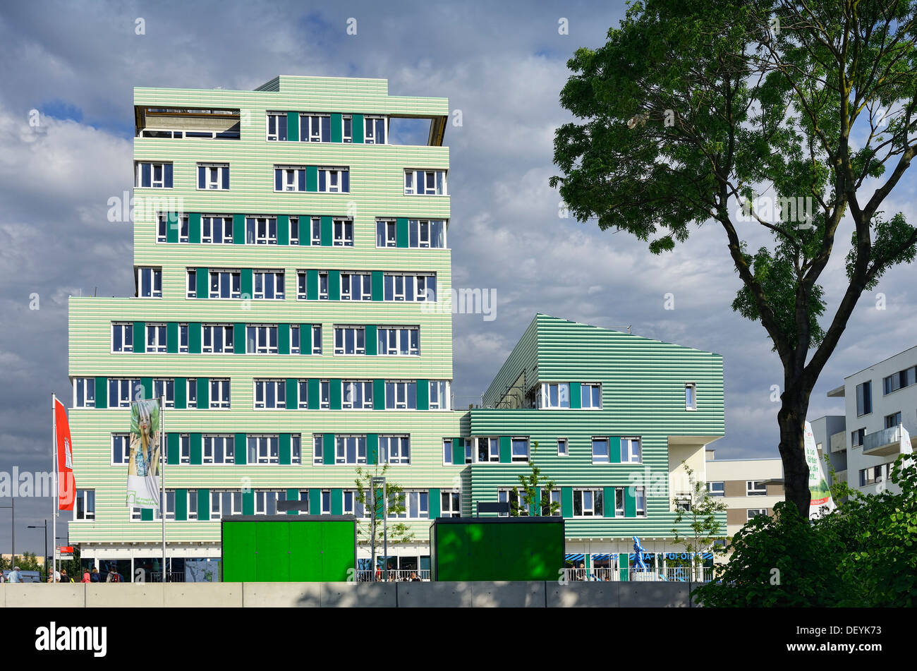 Progetto di costruzione per la costruzione international exhibition IBA in Wilhelm il castello, Amburgo, Germania, Europa Bauprojekt zur Foto Stock