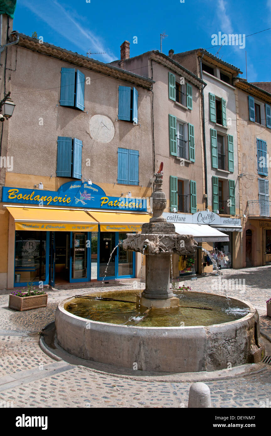 Valensole Francia panificio Francese Boulangerie Patisserie Alpes de Haute Provence Foto Stock