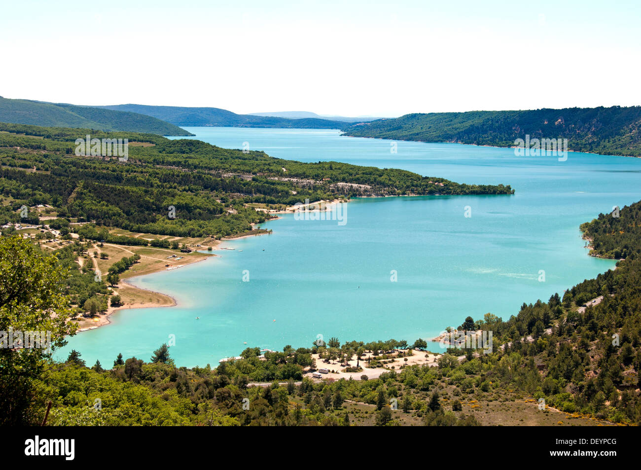 St Croix lago Les Gorges du Verdon Provence Francia Foto Stock