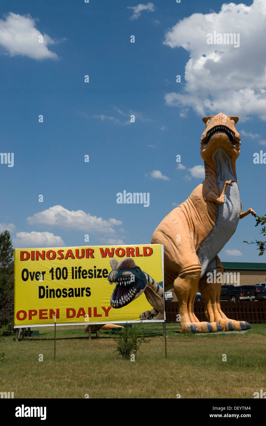 Il mondo dei dinosauri Glen Rose Texas USA Foto Stock