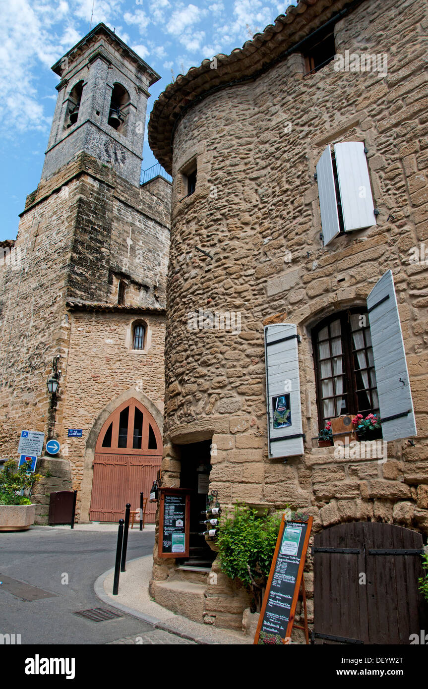 Chateauneuf du Pape è un COA Rodano meridionale regione vinicola Francese Francia Foto Stock