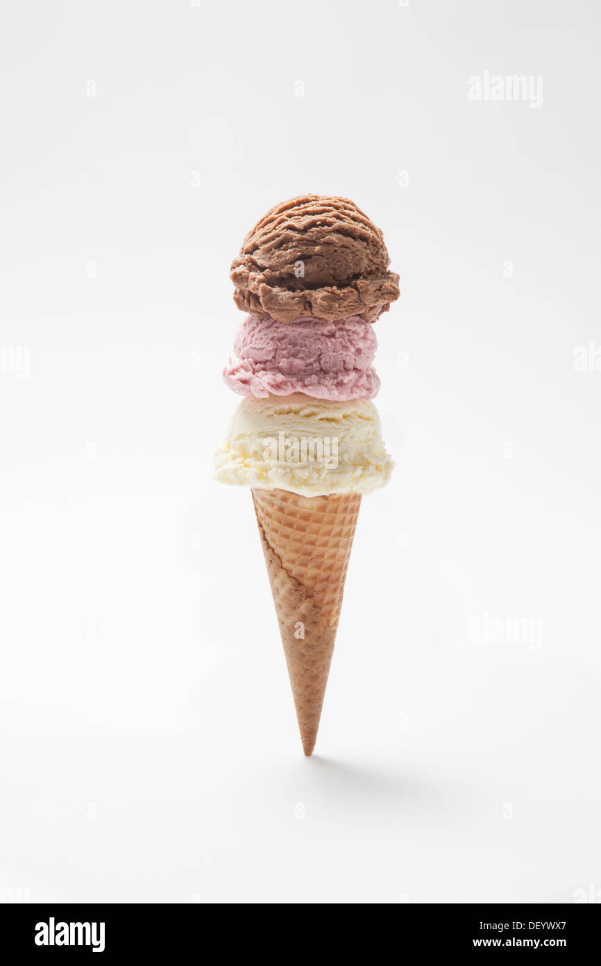cono di gelato Foto Stock