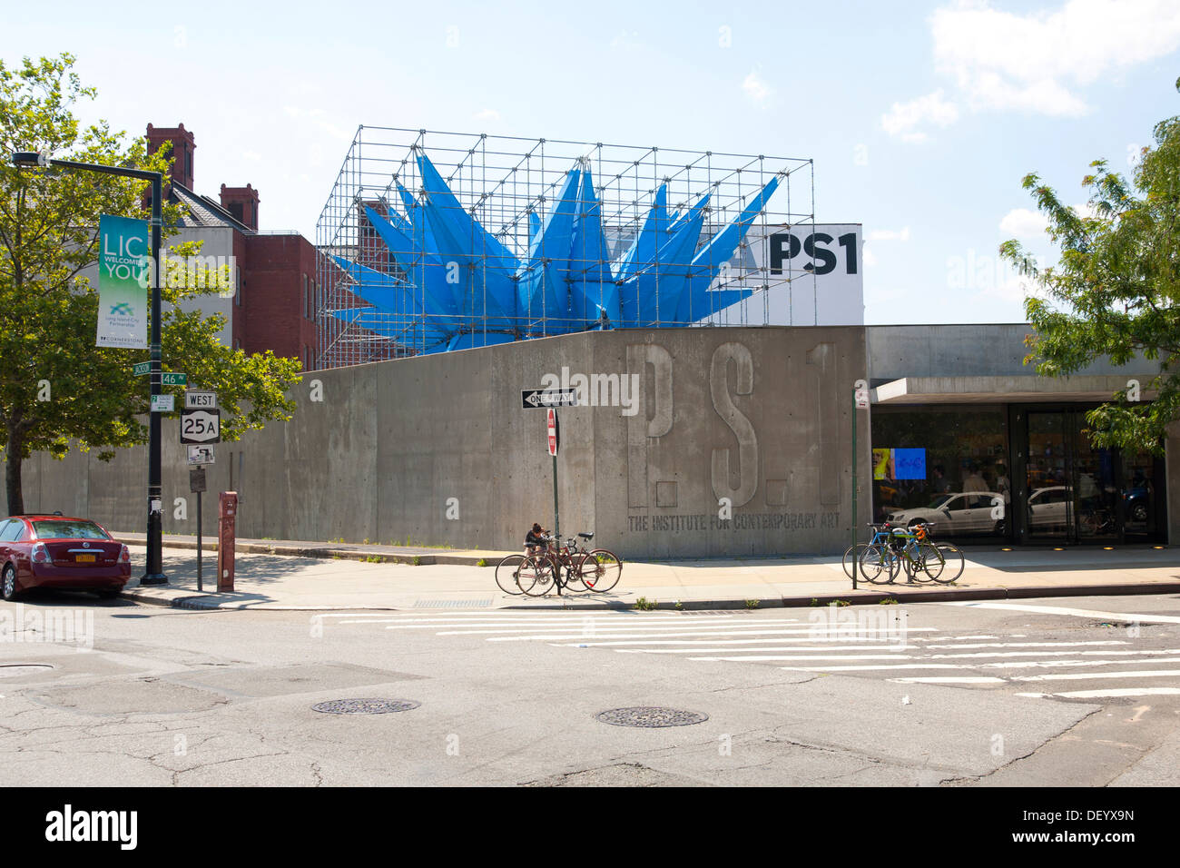 PS1, Istituto per l'arte contemporanea, ramo del MoMA, il Museo di Arte Moderna, Queens, a New York City, Stati Uniti d'America Foto Stock