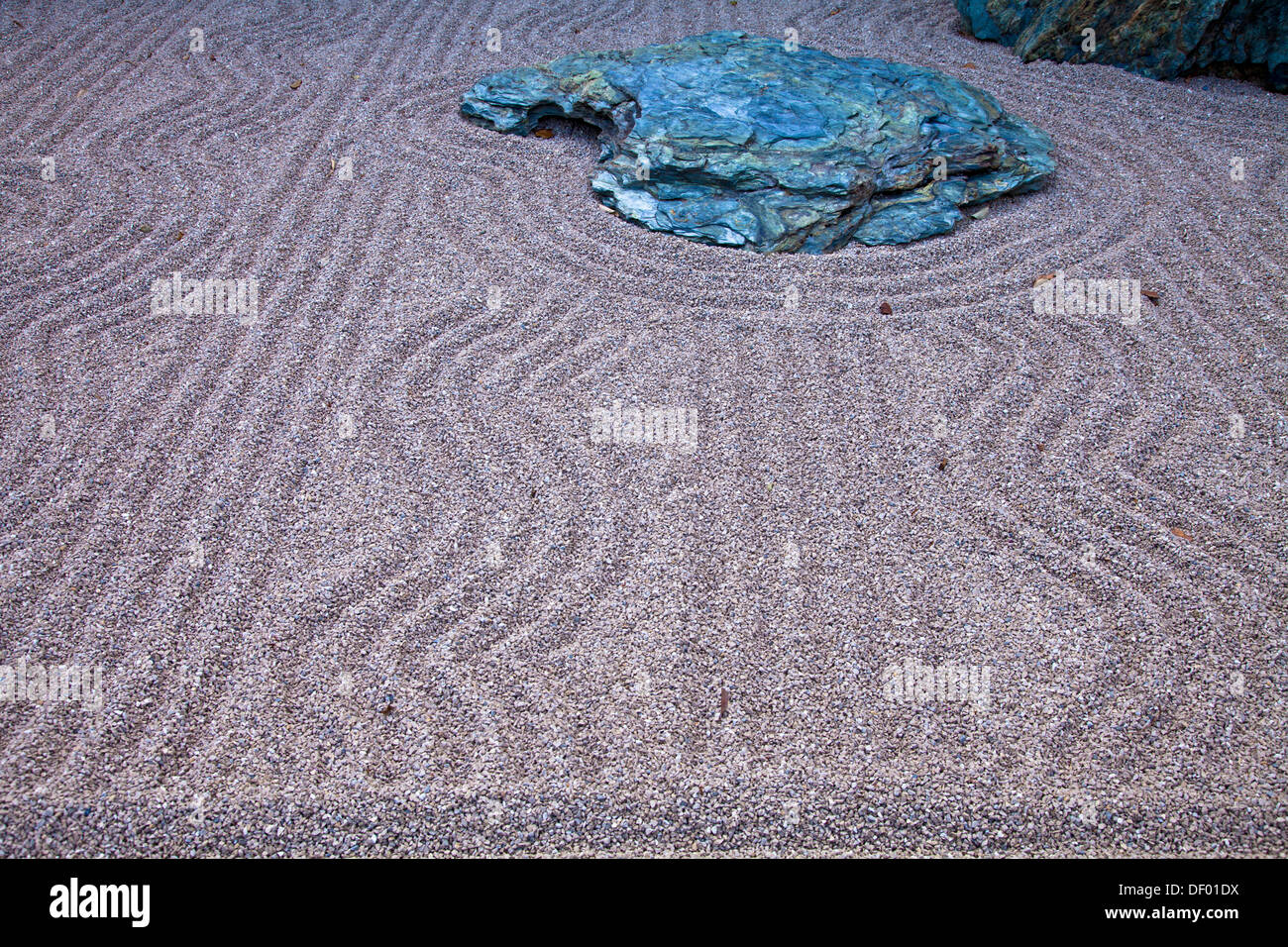 Giardino Zen a giardini Giapponesi in Larvotto, Principato di Monaco, Europa Foto Stock