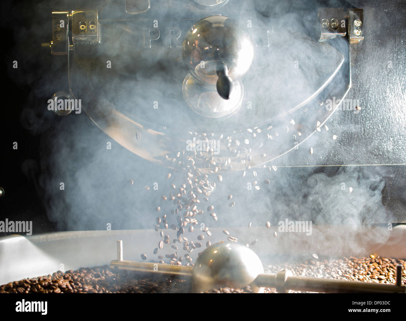 Torrefazione del caffè Foto Stock