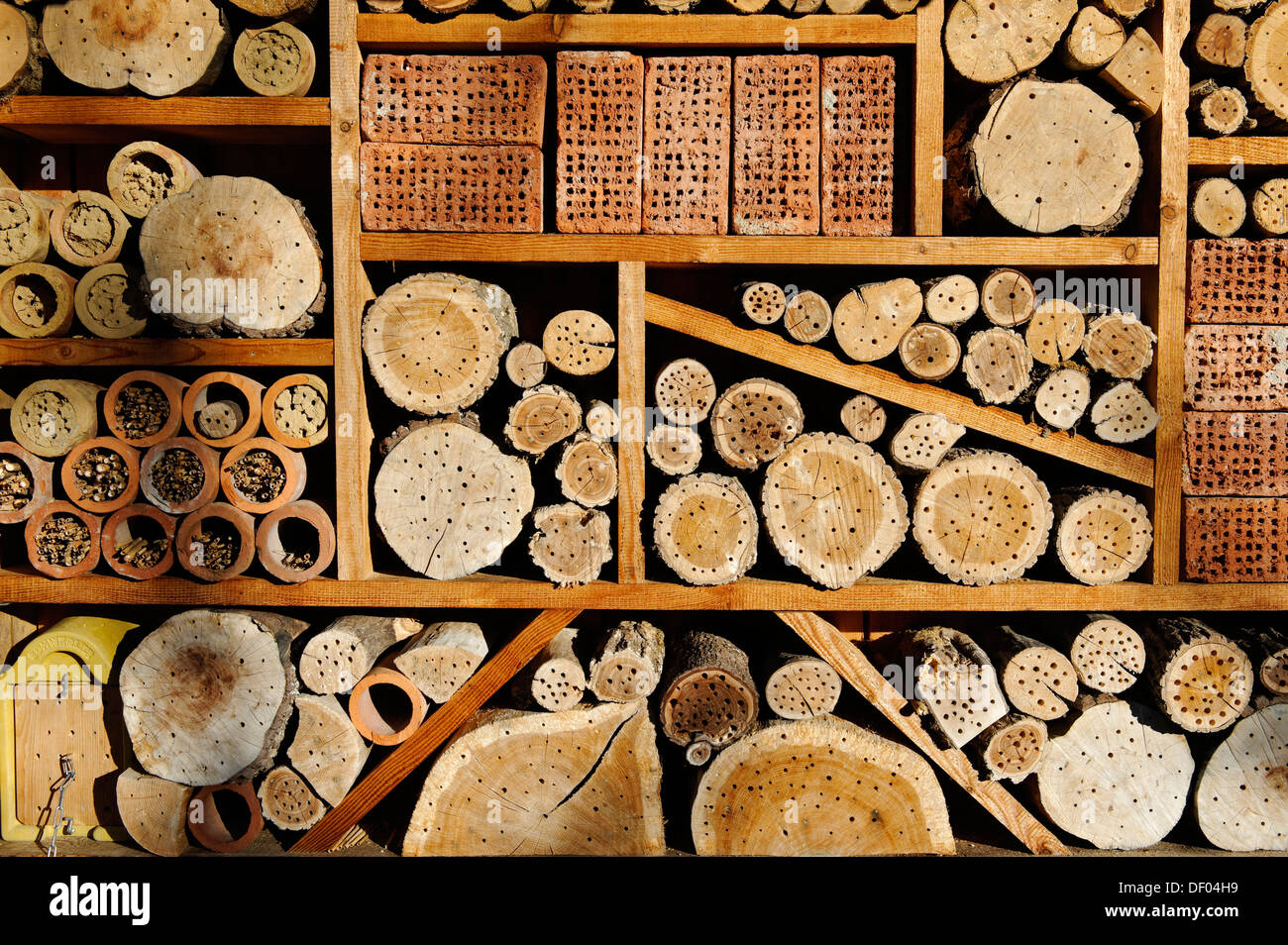 Hotel di insetto, casella di insetto, aiuti di nesting Foto Stock