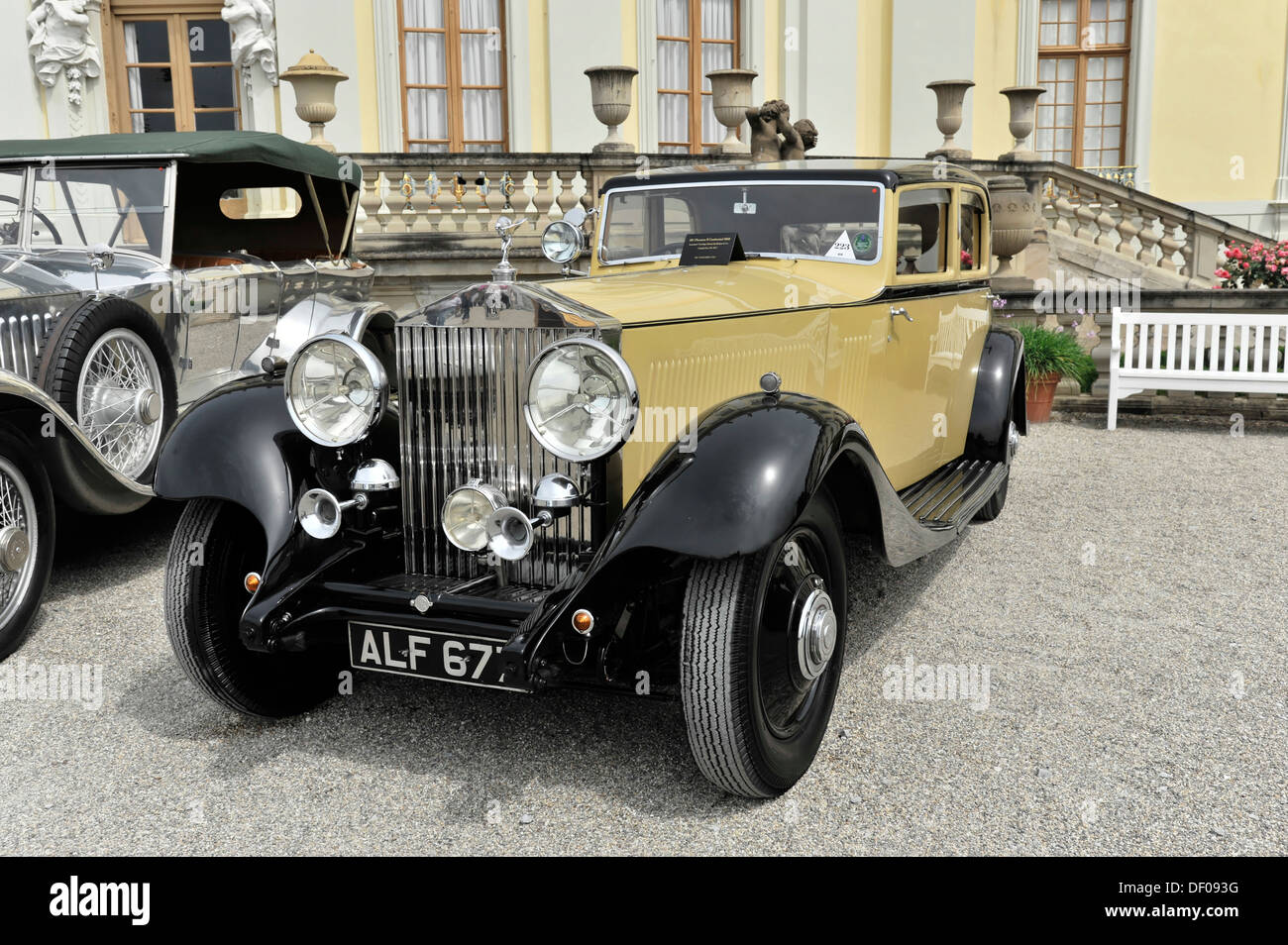 Rolls-Royce Phantom II berlina sportiva, costruita nel 1933, classic car, classici del passato incontra il Barock classic car festival, Ludwigsburg Foto Stock