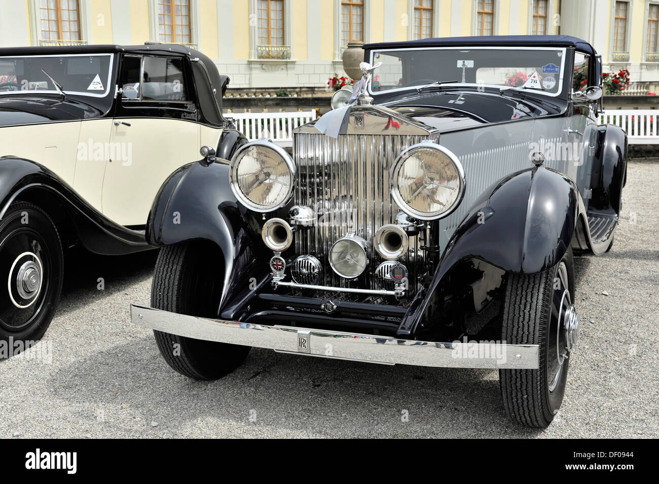 Rolls-Royce Phantom II Gurney Nutting, costruita nel 1933, classic car, classici del passato incontra il Barock classic car festival, Ludwigsburg Foto Stock