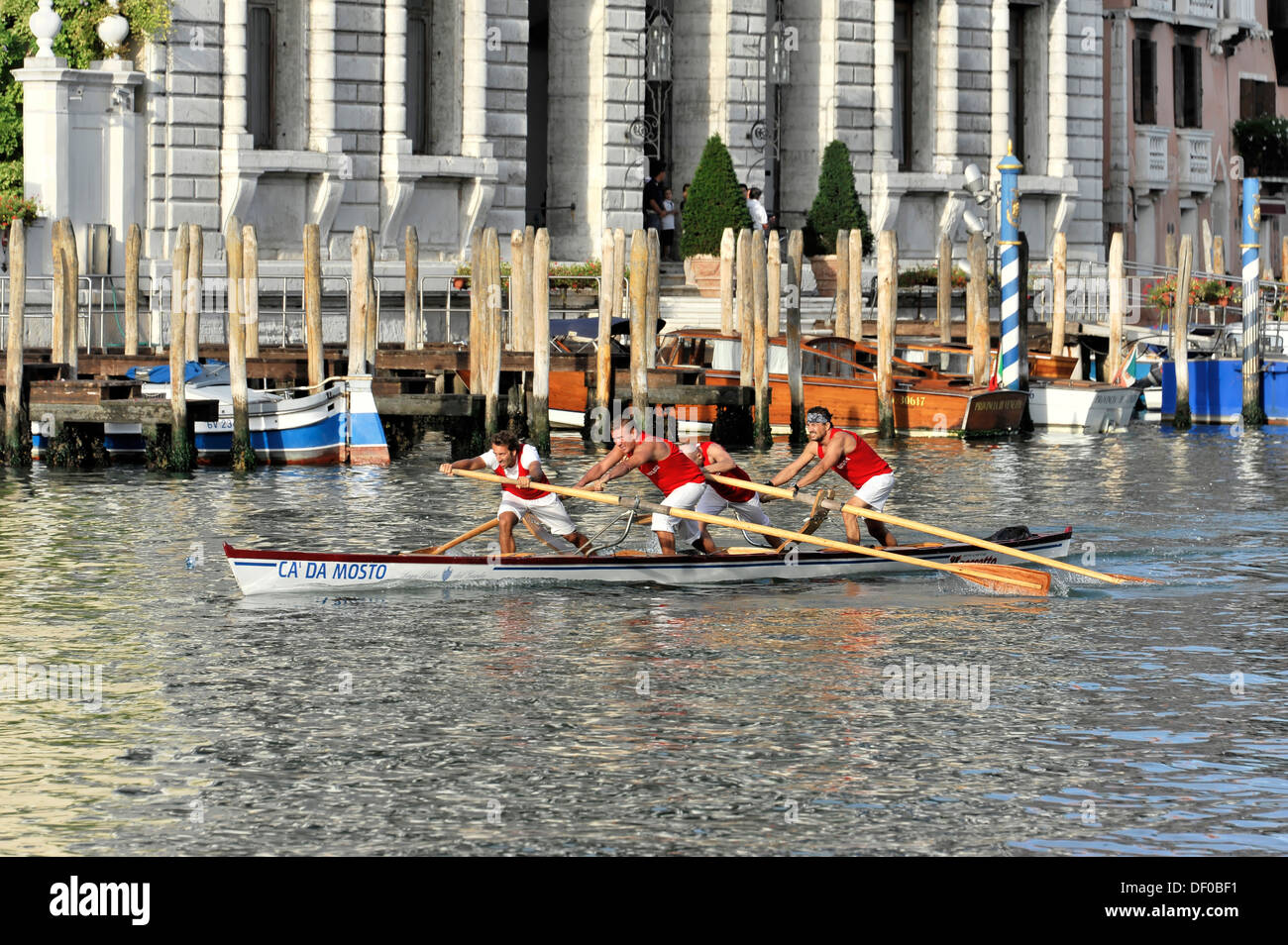 Regata Storica 2012, Grand Canal, Venezia, Veneto, Italia, Europa Foto Stock