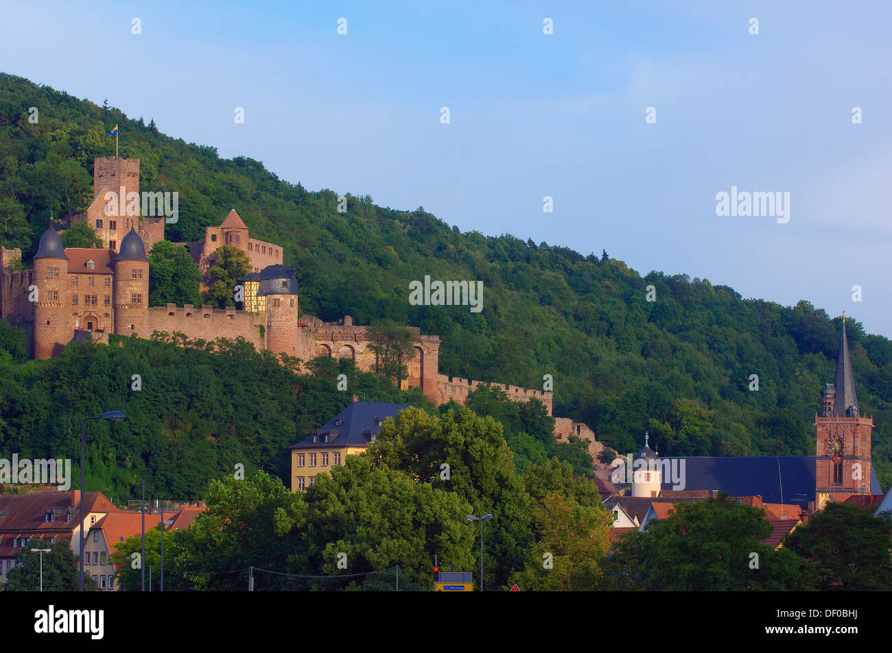 Wertheim, questo Land, Main-Tauber, Strada Romantica, Romantische Strasse, Germania Foto Stock