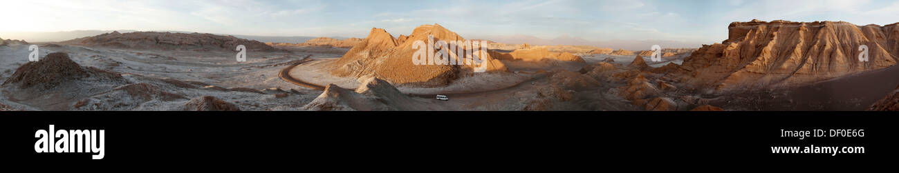 Panorama a los Flamencos riserva nazionale, il Deserto di Atacama, Cile, Sud America Foto Stock