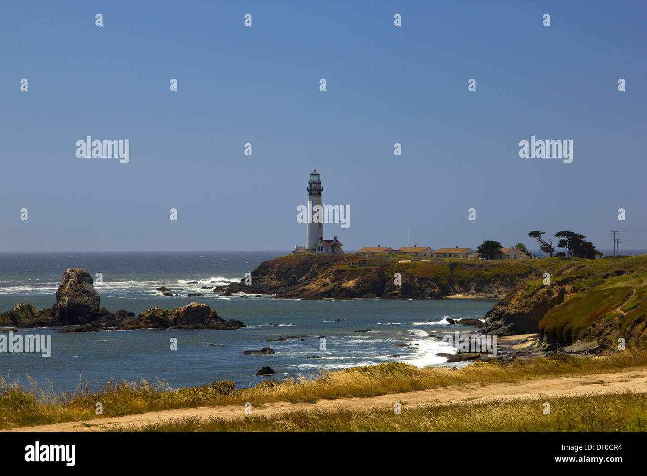 Pigeon Point Light House Foto Stock