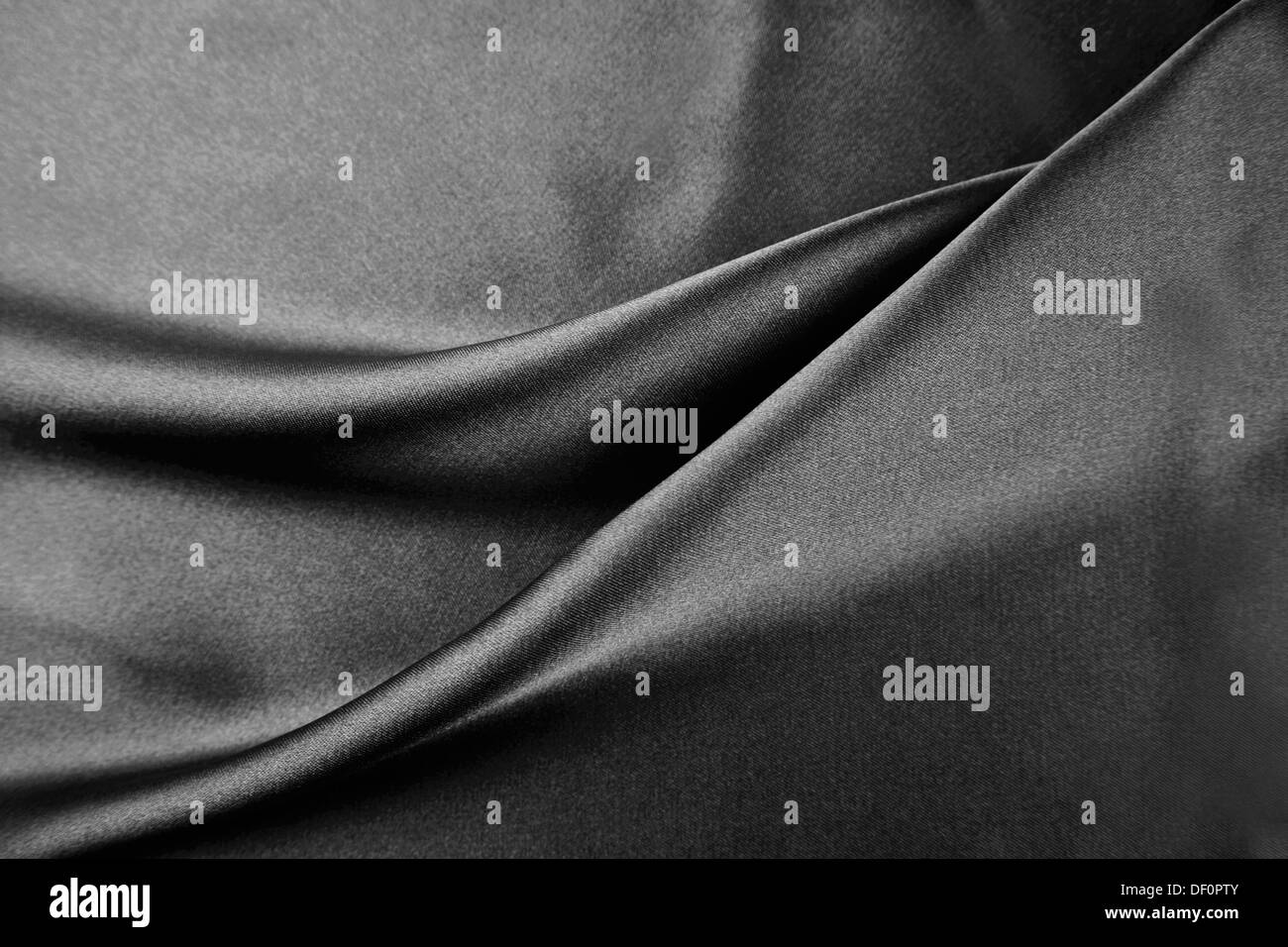 Primo piano della increspata tessuti di seta Foto Stock