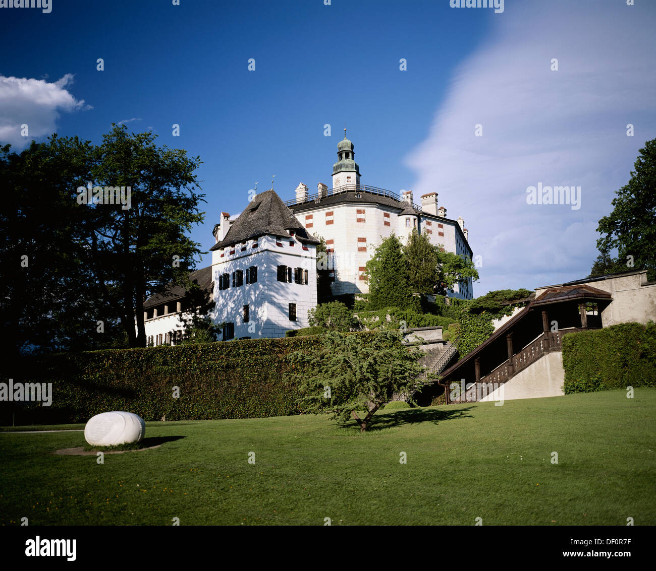 Austria, Innsbruck, il castello di Ambras. Foto Stock