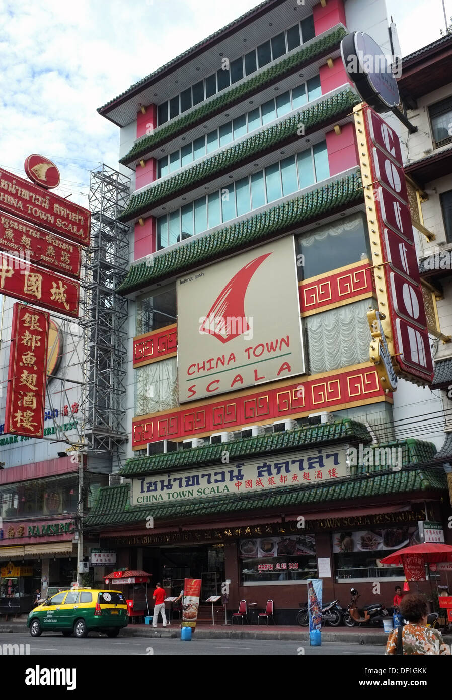 Pinna di squalo ristorante a Chinatown, Bangkok, Thailandia Foto Stock