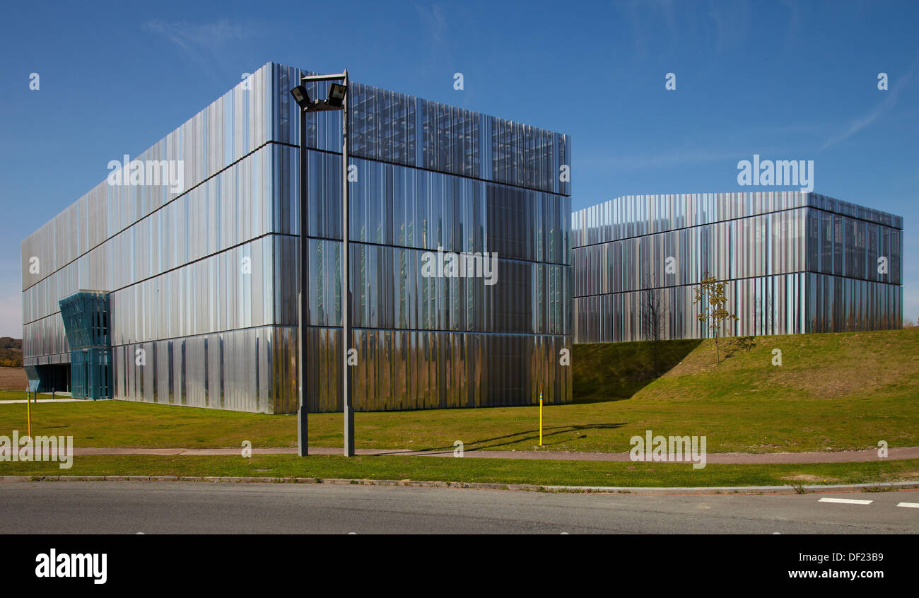 Edificio, Cic Energigune, Energia Cooperativa Centro di ricerca, Miñano, Alava Technology Park, Paesi Baschi Foto Stock