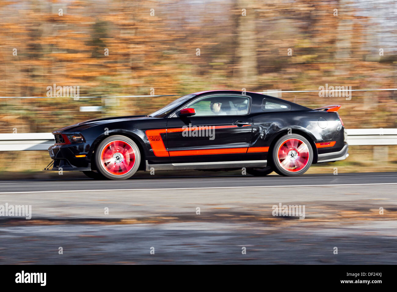 Ford Mustang Boss 302 Laguna Seca 2011. Foto Stock