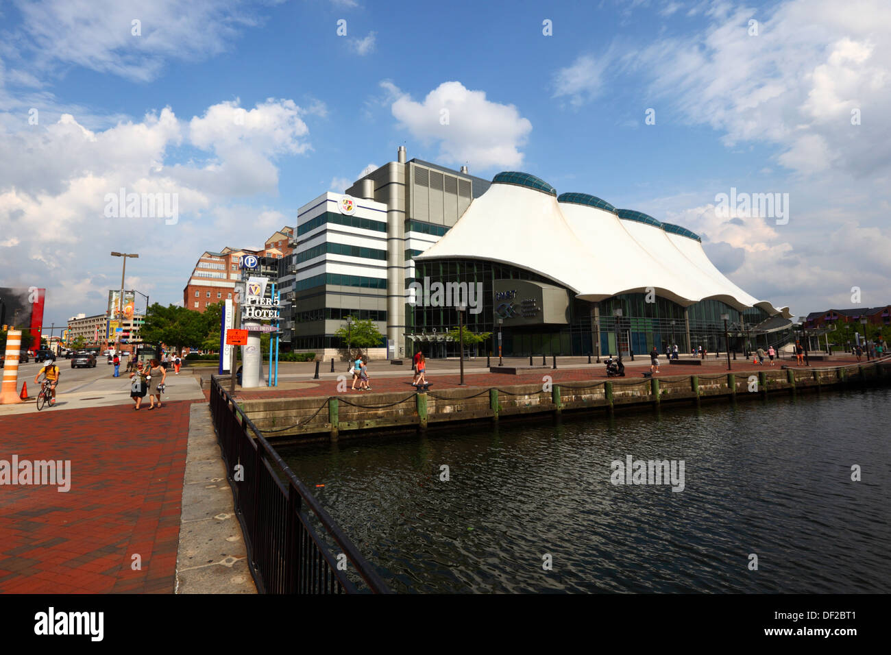 Institute of Marine e la tecnologia ambientale (IMET) edificio, parte dell università del Maryland, Porto Interno di Baltimore, Stati Uniti d'America Foto Stock