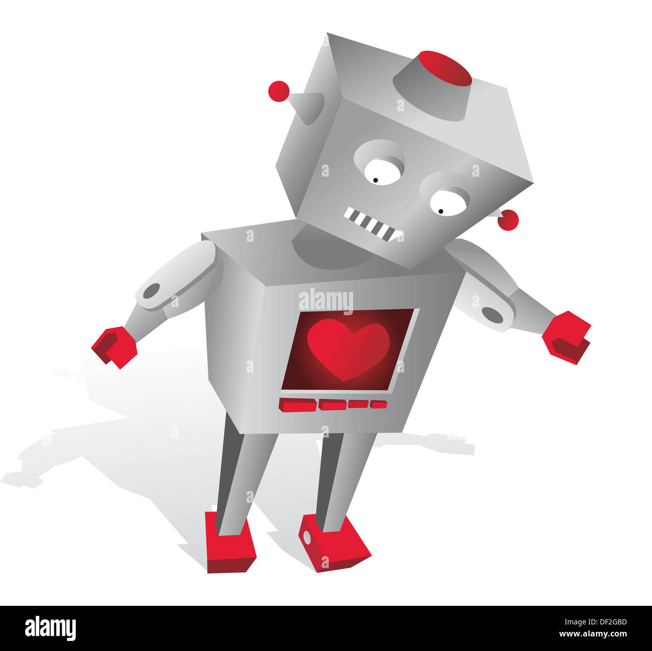 Robot con sentimenti / Tecnologia sensibile Foto Stock