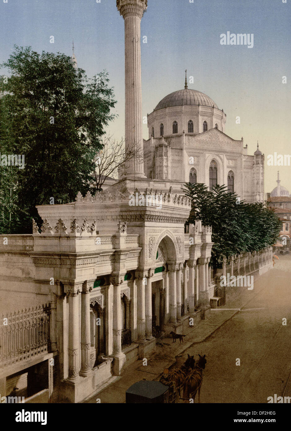 Pertevniyal valido? Sultan Camii, Aksaray, Costantinopoli, Turchia, circa 1900 Foto Stock