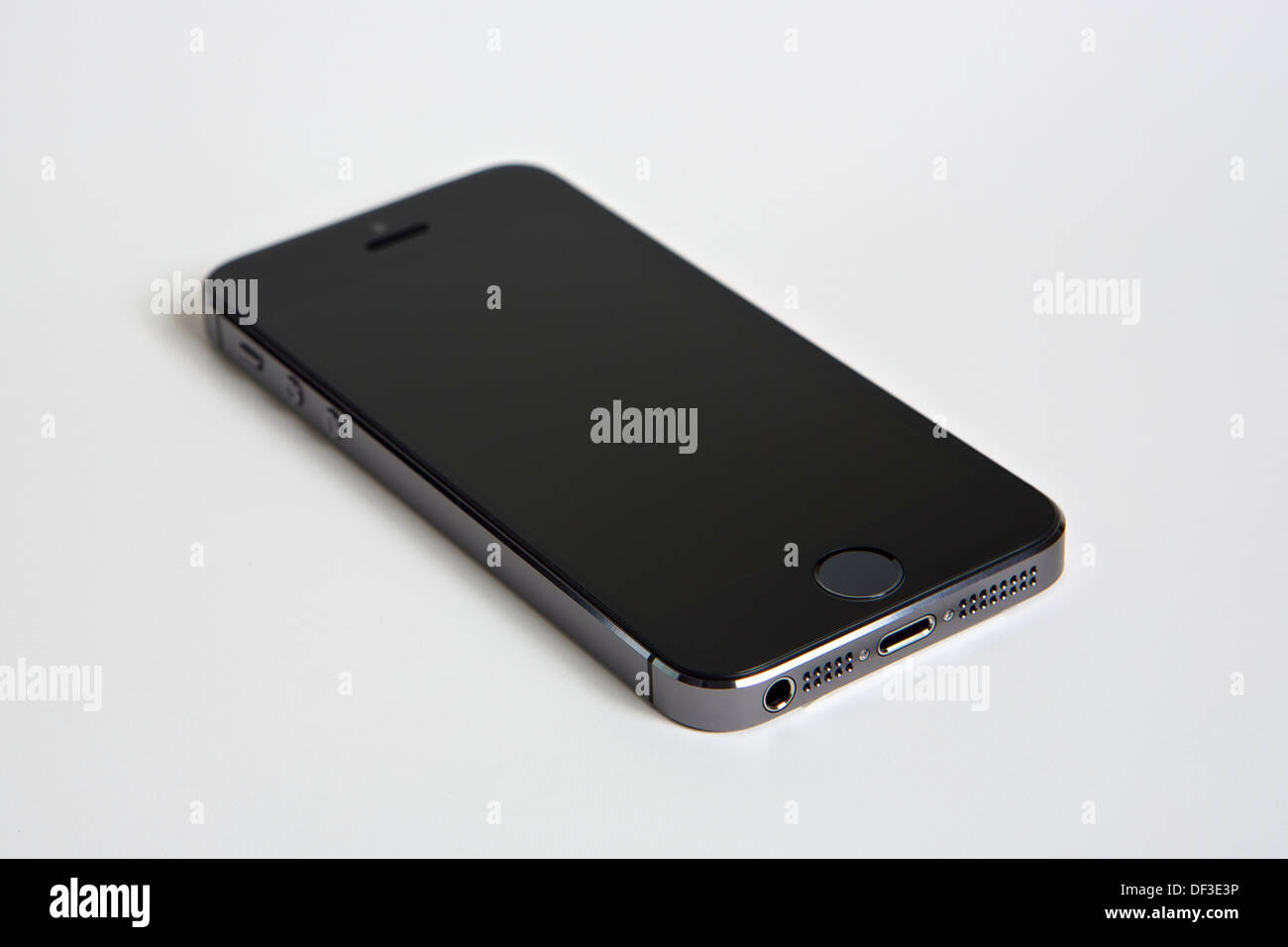 Apple iPhone 5S nello spazio di colore grigio Foto Stock