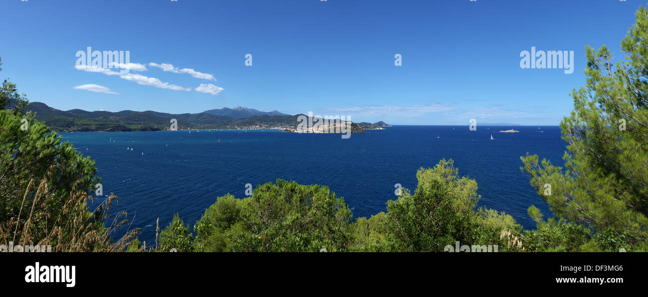 Portoferraio sull'isola d'Elba italiano Foto Stock