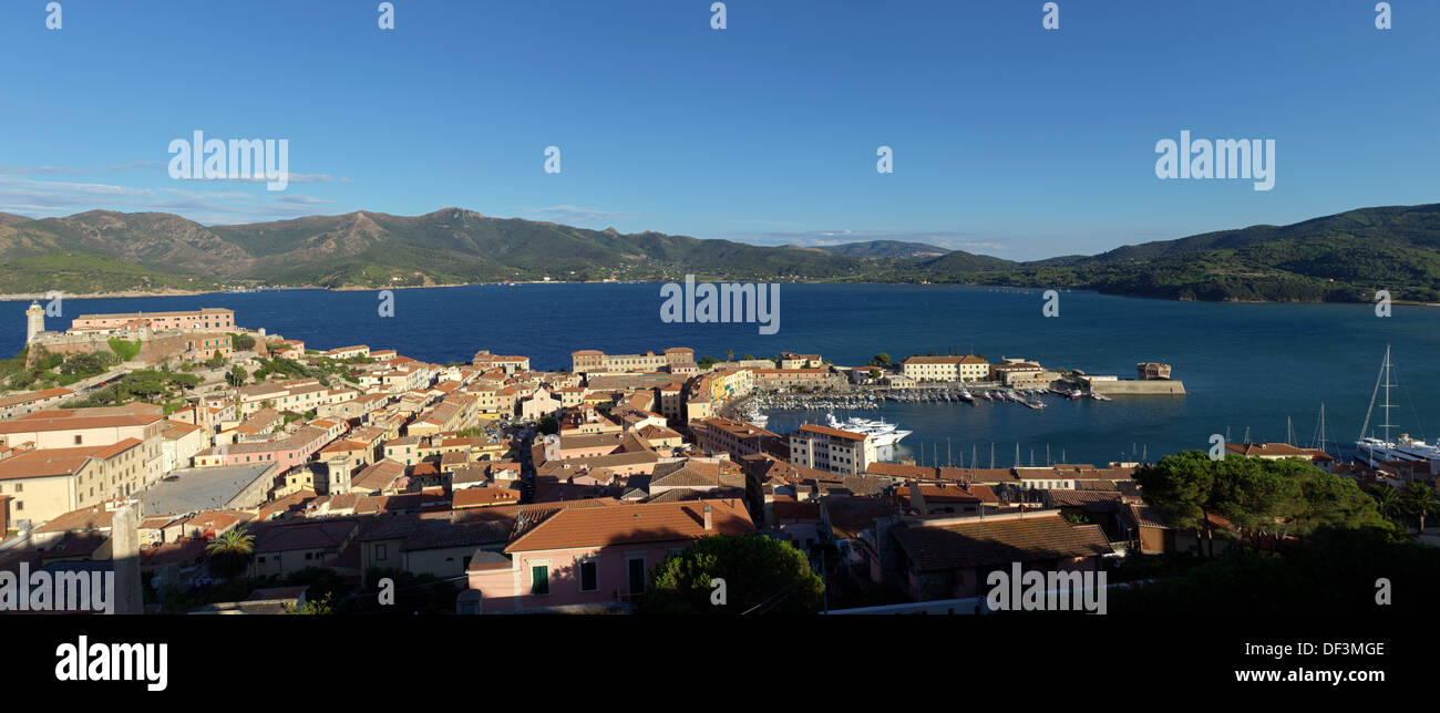Portoferraio sull'isola d'Elba italiano Foto Stock