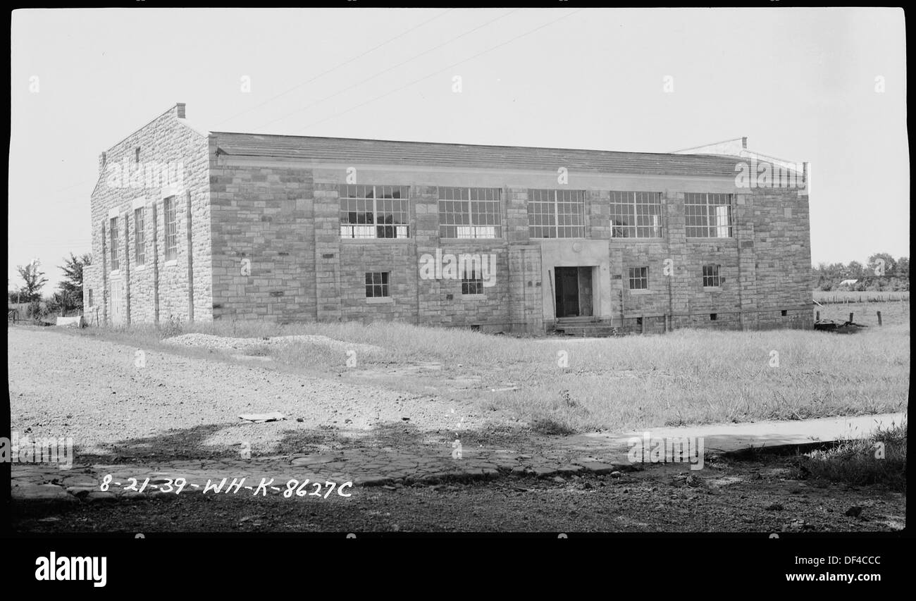 Una vecchia fotografia della United States Naval Academy, che mostra la palestra come appariva decenni fa. L'immagine è archiviata all'interno degli Archivi nazionali per la conservazione storica. Foto Stock