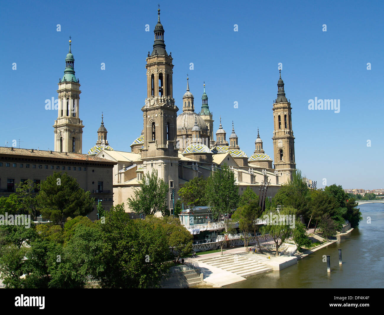La Basilica del Pilar,Zaragoza,Spagna Foto Stock
