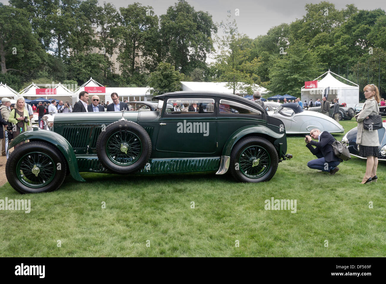 St James Concours di eleganza vincitore del Best in Show Roseette Bentley sei velocità Foto Stock