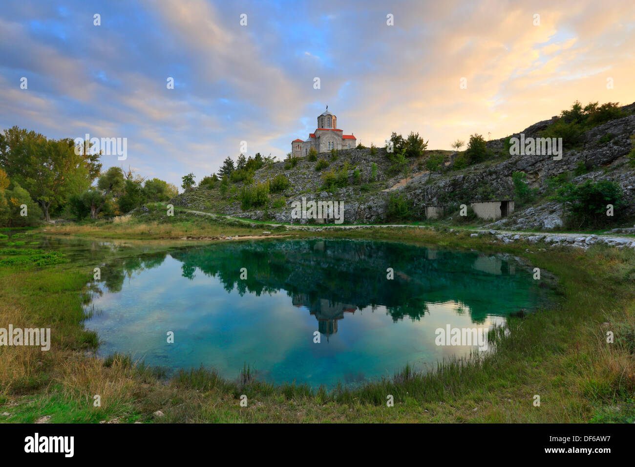 Sorgente del fiume Cetina Foto Stock