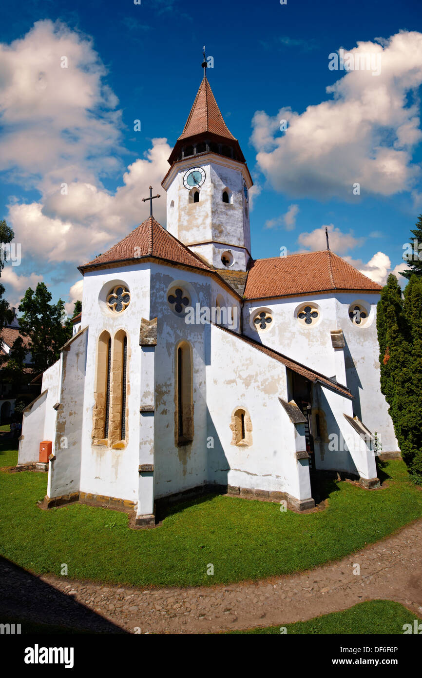 Prejmer ( tedesco: Tartlau) chiesa fortificata, Brasov, in Transilvania. Patrimonio mondiale dell UNESCO Foto Stock