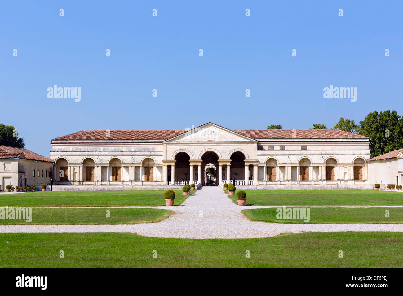 Le sale di Palazzo Te a Mantova, Lombardia, Italia Foto Stock