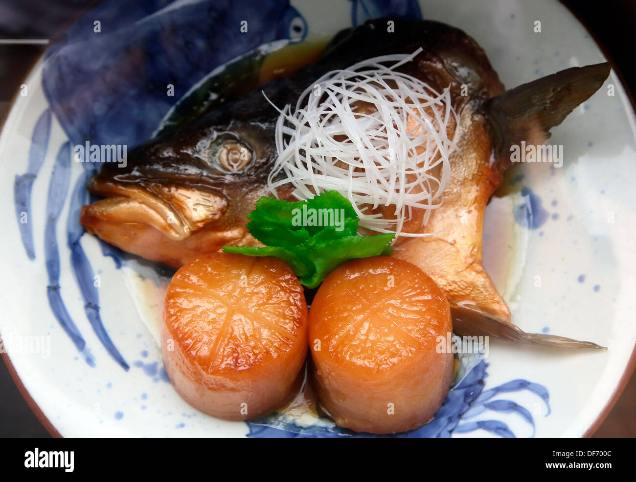 In plastica per alimenti in Giappone Foto Stock