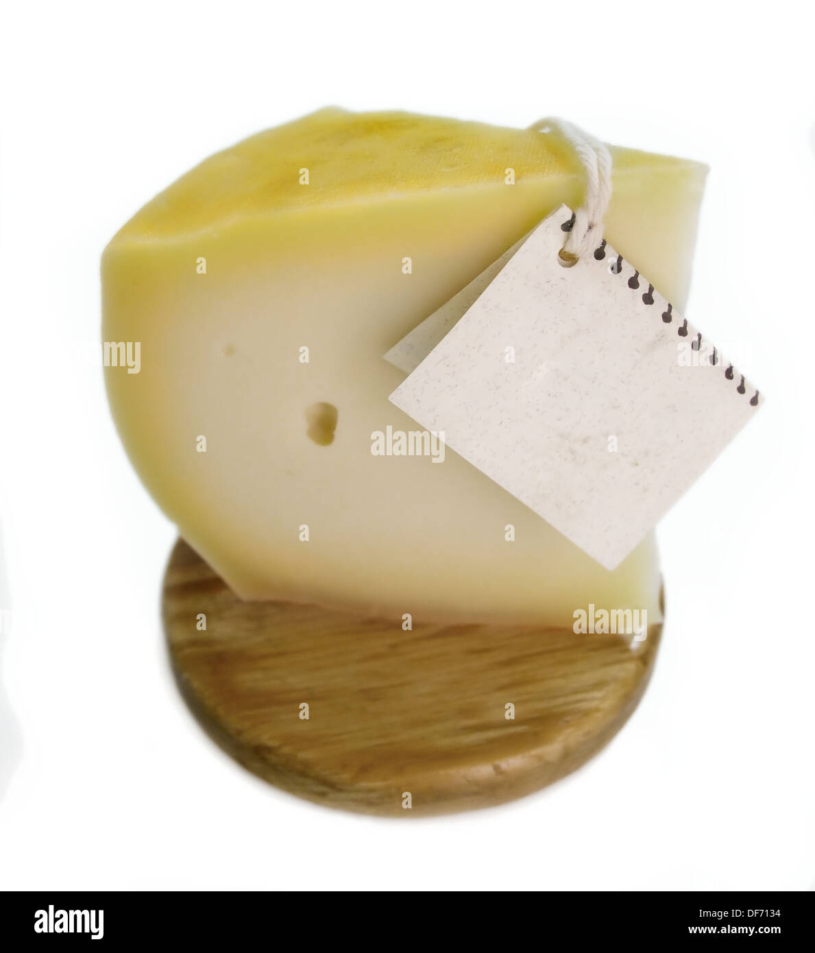 Offerta formaggio di vacca, prodotto tradizionale rurale del paese basco. Spagna Foto Stock
