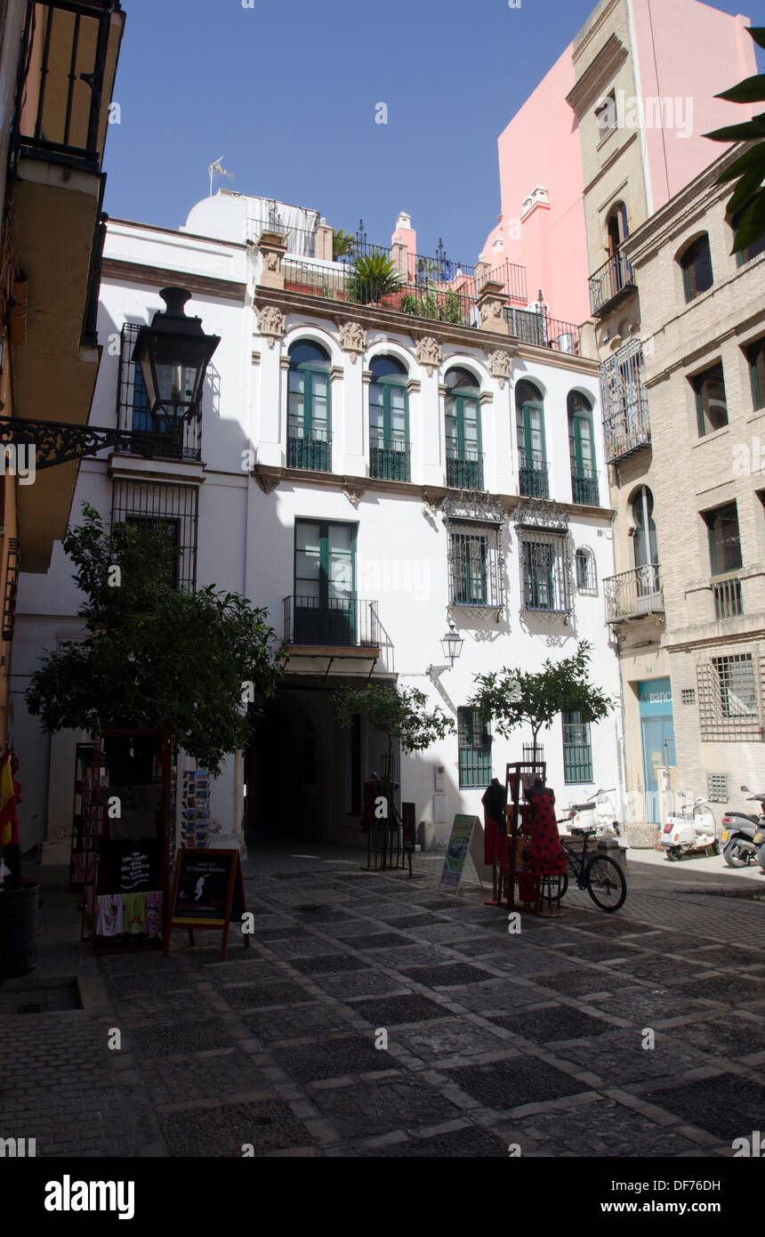 L'Europa, Spagna, Sevilla, dettagli sulla strada, stile urbano Foto Stock