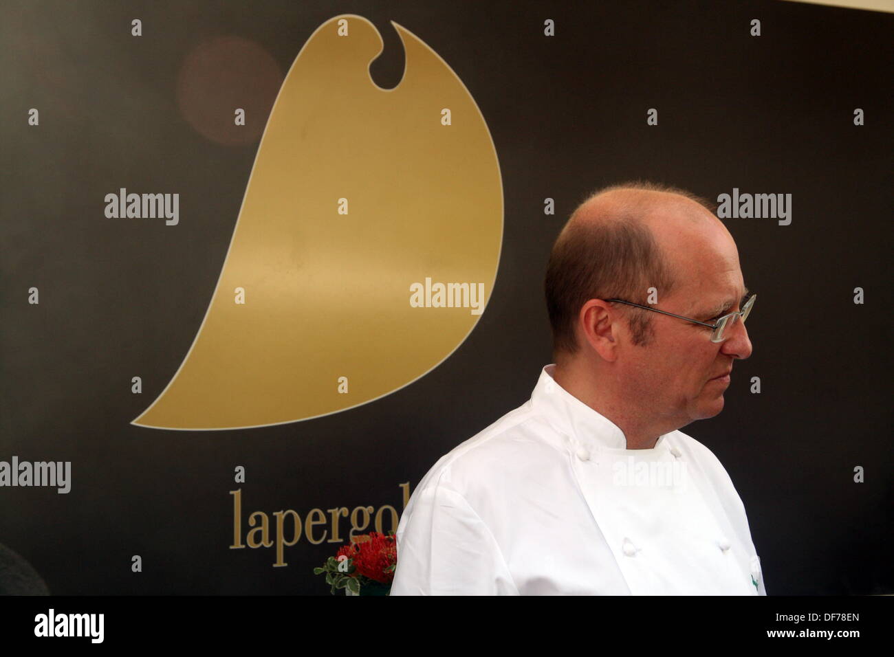 Roma, Italia. 28 Settembre, 2013. Famosa in tutto il mondo lo chef Heinz Beck del ristorante Pergola al gusto di Roma evento culinario presso l Auditorium di Roma Italy © Gari Wyn Williams/Alamy Live News Foto Stock