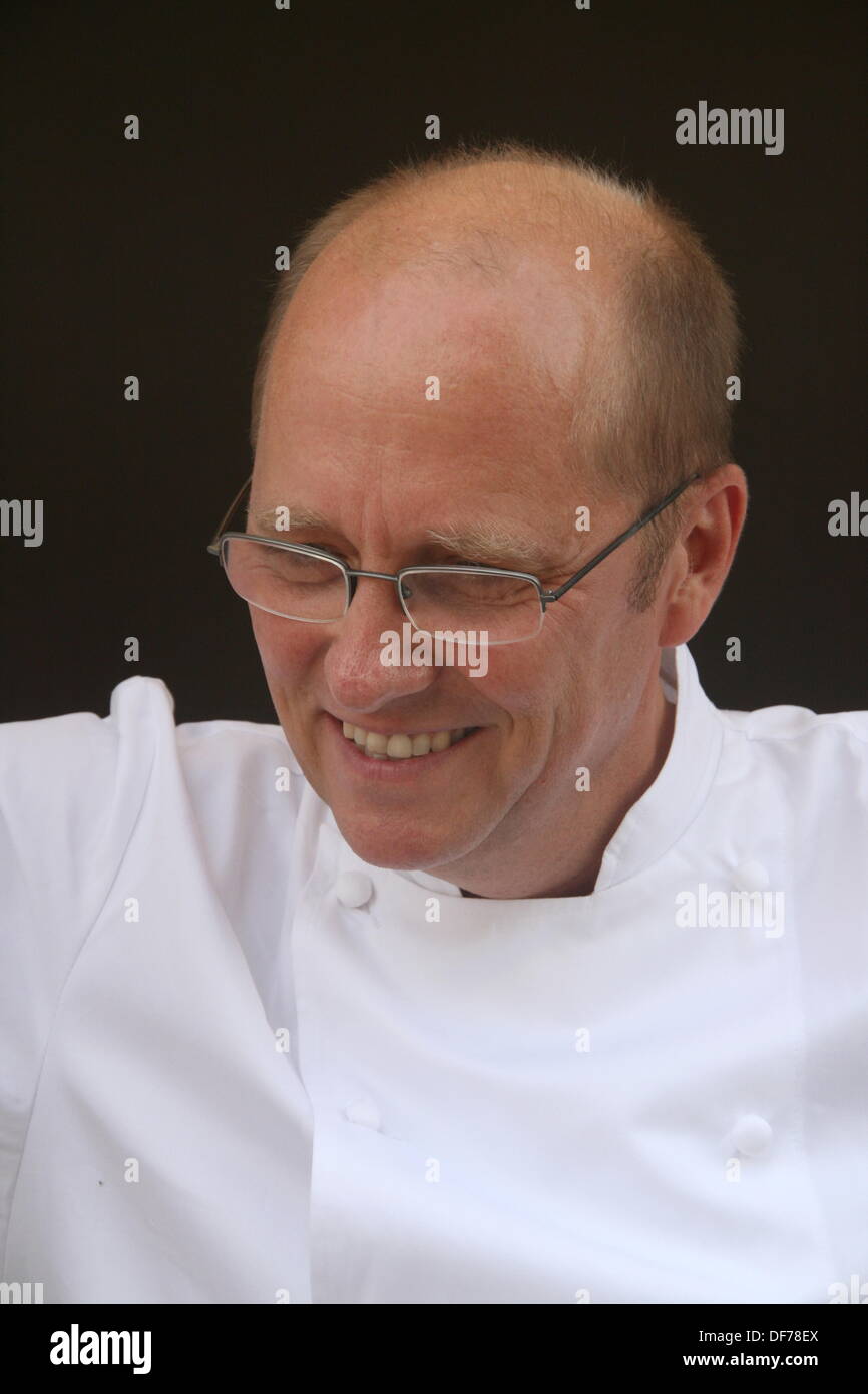 Roma, Italia. 28 Settembre, 2013. Famosa in tutto il mondo lo chef Heinz Beck del ristorante Pergola al gusto di Roma evento culinario presso l Auditorium di Roma Italy © Gari Wyn Williams/Alamy Live News Foto Stock