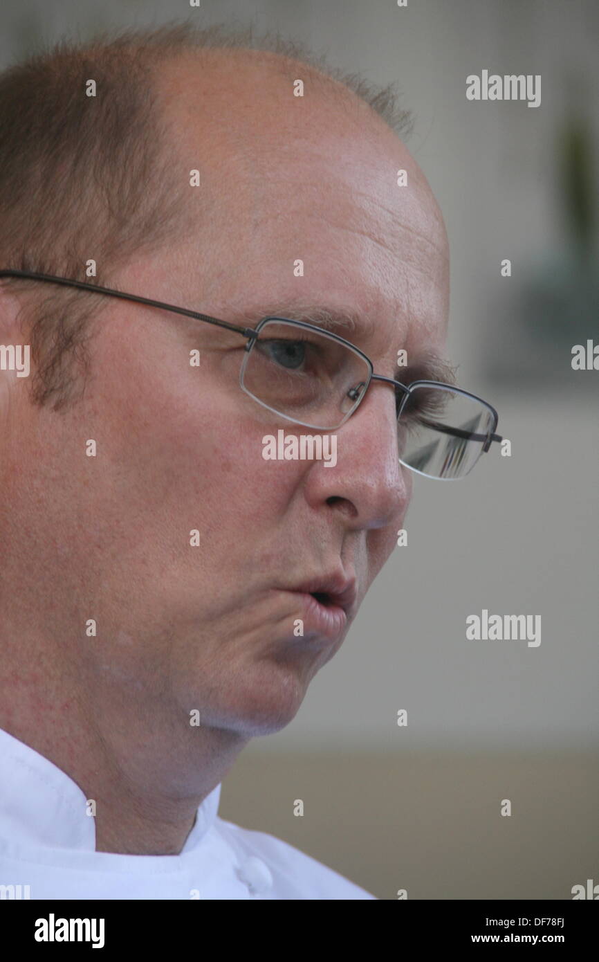 Roma, Italia. 28 Settembre, 2013. Famosa in tutto il mondo lo chef Heinz Beck del ristorante Pergola al gusto di Roma evento culinario presso l Auditorium di Roma Italy © Gari Wyn Williams/Alamy Live News Foto Stock