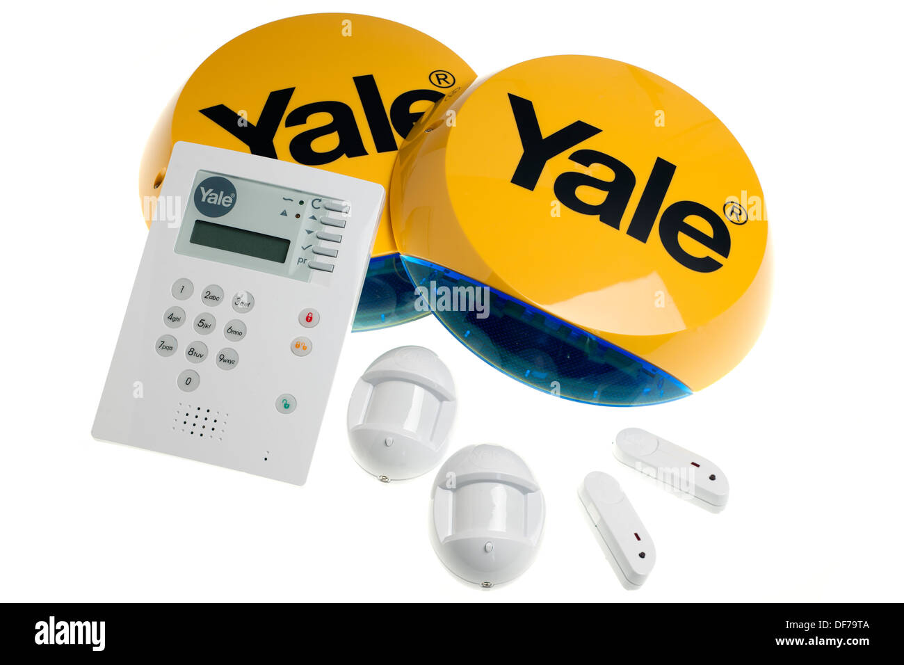 La Yale senza fili wireless allarme premium Foto Stock