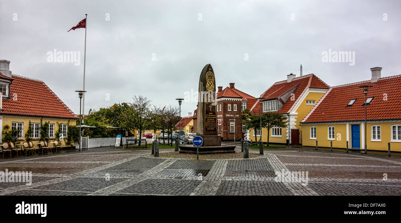 Memoriale per i soccorritori di mare a Skagen, Danimarca Foto Stock