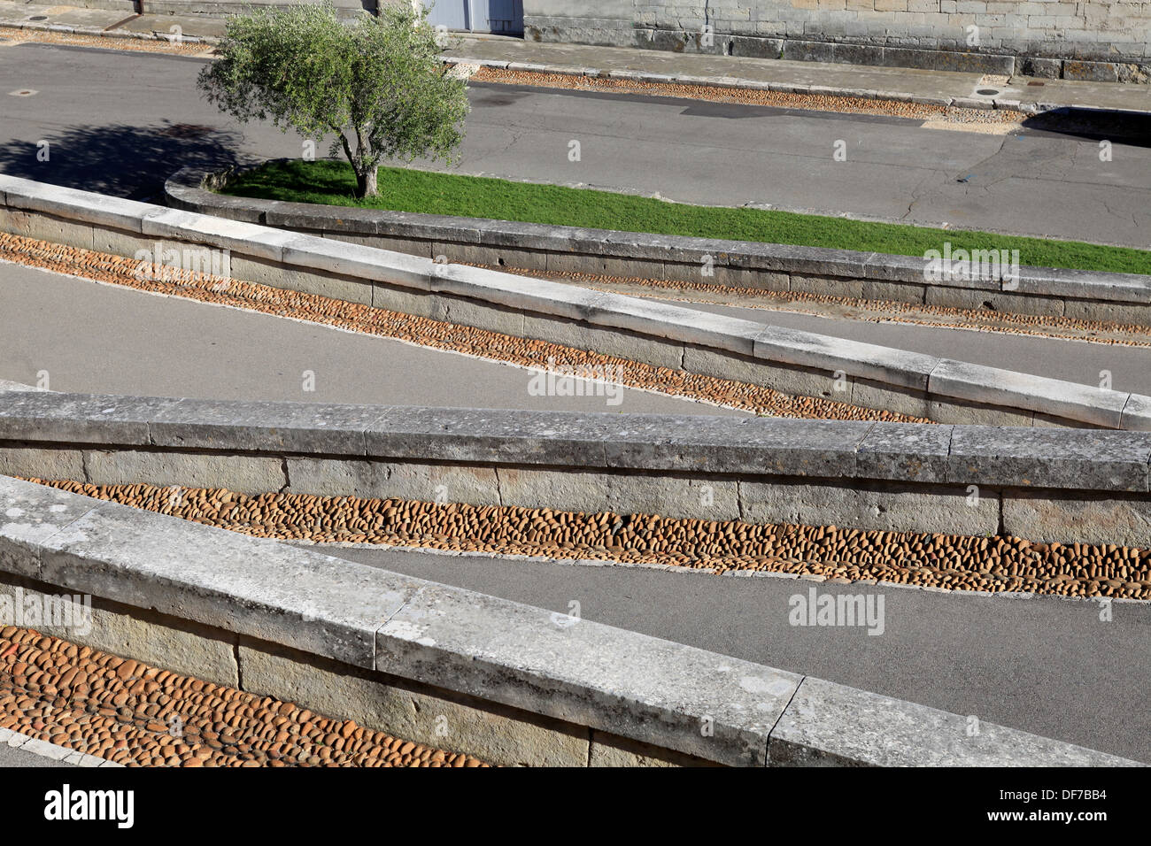 Il Rocher des Doms giardino in collina di Avignon. Foto Stock
