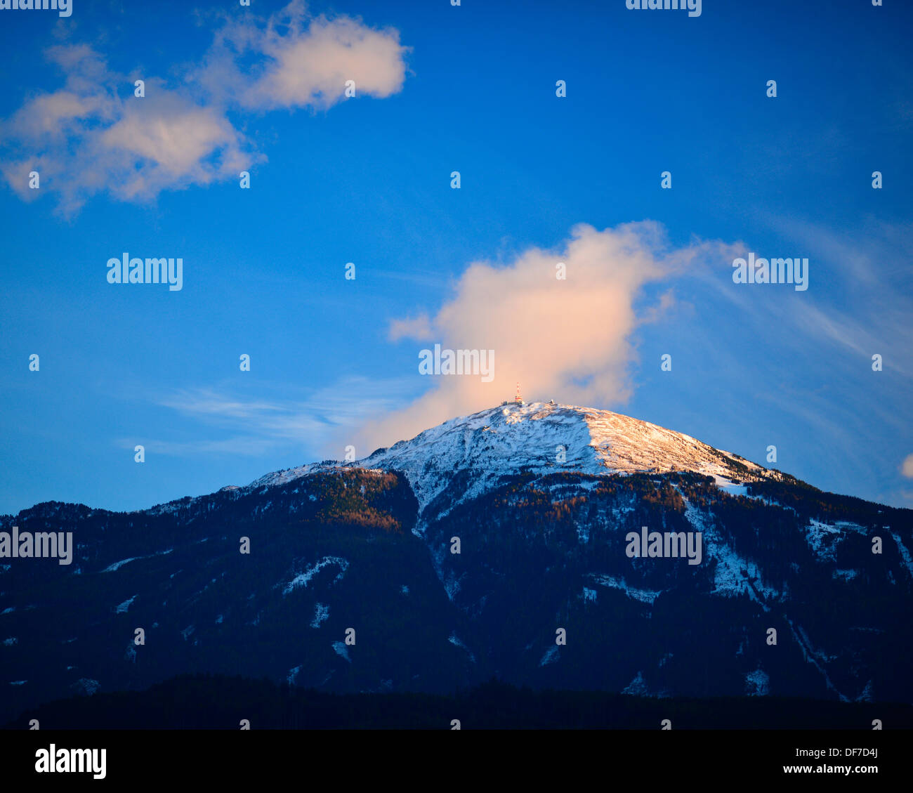 Patscherkofel, nei pressi di Innsbruck, in Tirolo, Austria Foto Stock