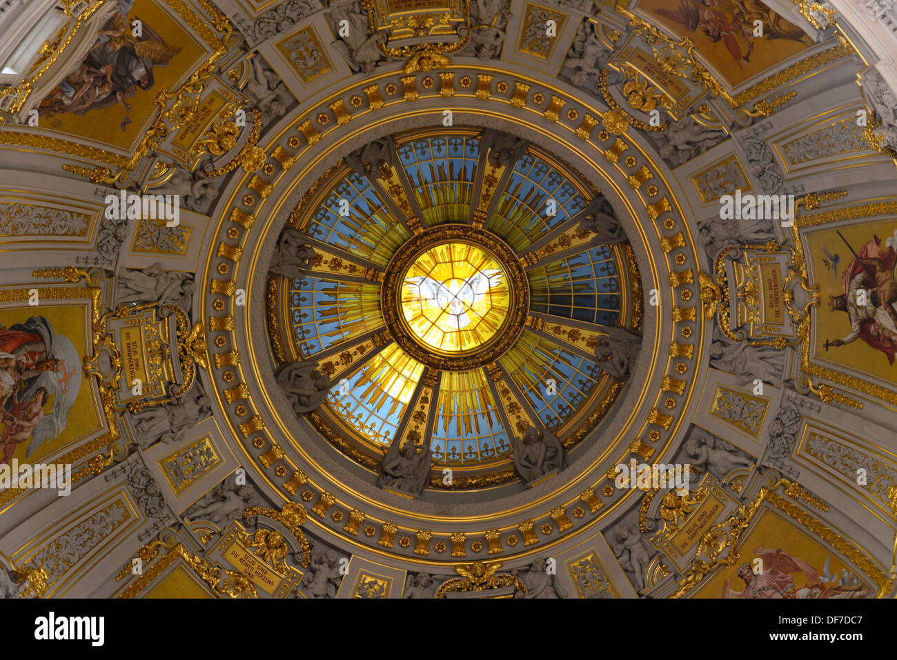 Cattedrale di Berlino, a cupola, dichiarato patrimonio culturale mondiale dall'UNESCO, Berlin, Berlin, Germania Foto Stock