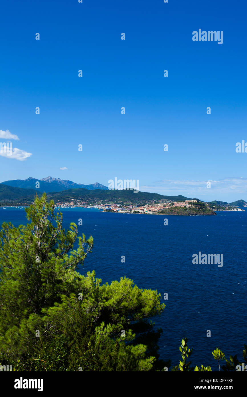 Portoferraio sull'isola d'Elba italiano Foto Stock